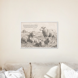 He Shall Gently Lead Printable Wall Art