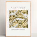Glory to God Printable Wall Art