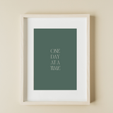 One Day at a Time Printable Wall Art