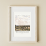 Think on These Things Printable Wall Art