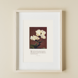 Psalm 9 Brown Floral Printable Wall Art