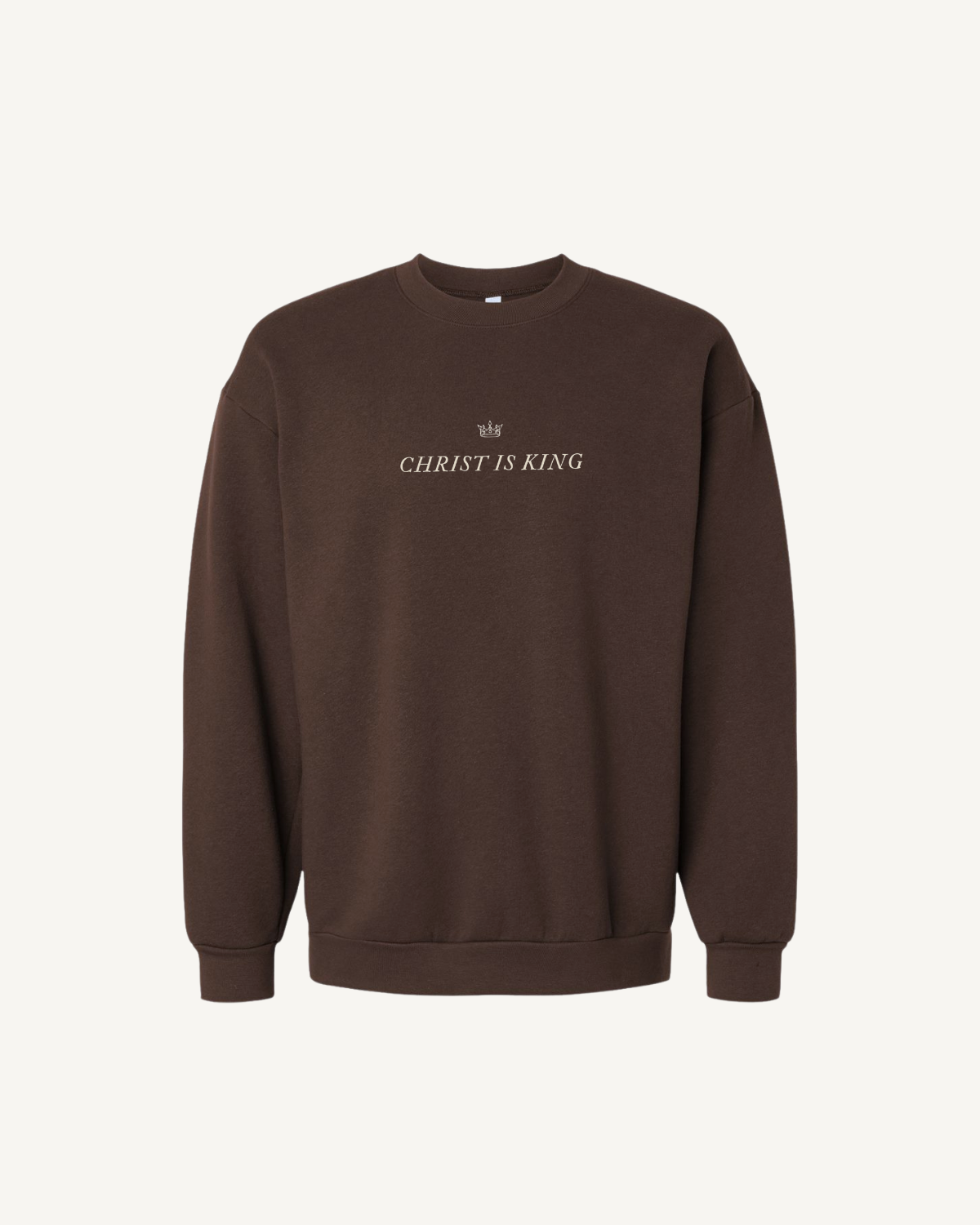 Christ Is King Embroidered Crewneck Sweatshirt These Stones christ-is-king-embroidered-crewneck-sweatshirt-these-stones