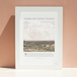 Think on These Things Printable Wall Art