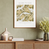 Glory to God Printable Wall Art