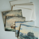 At Sea Note Card Set