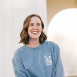 Sow the Seeds Crewneck Sweatshirt in Tide