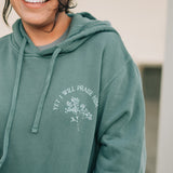 Yet I Will Praise Him Hoodie in Alpine