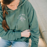 Yet I Will Praise Him Hoodie in Alpine