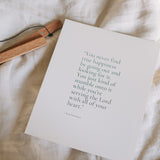 True Happiness Print