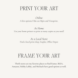 This My Father's World Printable Wall Art