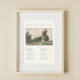 This My Father's World Printable Wall Art