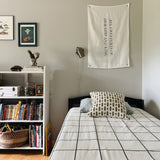 All Creatures Linen Flag in Ivory
