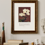 Psalm 9 Brown Floral Printable Wall Art