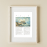 Psalm 91 Art Print