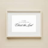 Christ the Lord Printable Wall Art