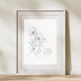 He Faithful Will Remain Printable Wall Art
