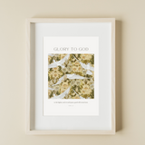 Glory to God Printable Wall Art