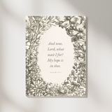My Hope Is In Thee Art Print