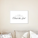 Christ the Lord Printable Wall Art