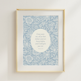Come Unto Me Printable Wall Art