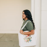 Consider The Wildflowers Canvas Tote Bag