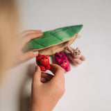 Quiet Toys: Kittens & Leaf Pouch