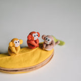 Quiet Toys: Monkeys & Banana Pouch