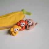 Quiet Toys: Monkeys & Banana Pouch