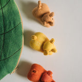 Quiet Toys: Elephants & Leaf Pouch