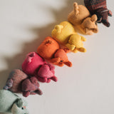 Quiet Toys: Elephants & Leaf Pouch