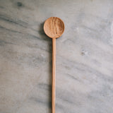 Artisan Olive Wood Circle Spoon
