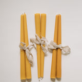 Classic Beeswax Taper Candles