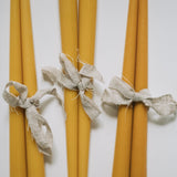 Classic Beeswax Taper Candles