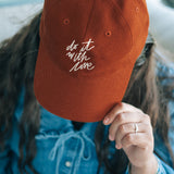 Do It With Love Hemp Embroidered Hemp Baseball Cap