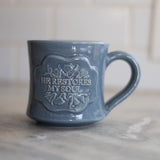 He Restores My Soul Mug in Slate