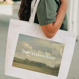 Truth Goodness Beauty Canvas Tote Bag